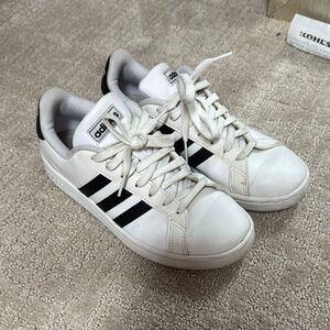 Adidas White and Black Sneakers